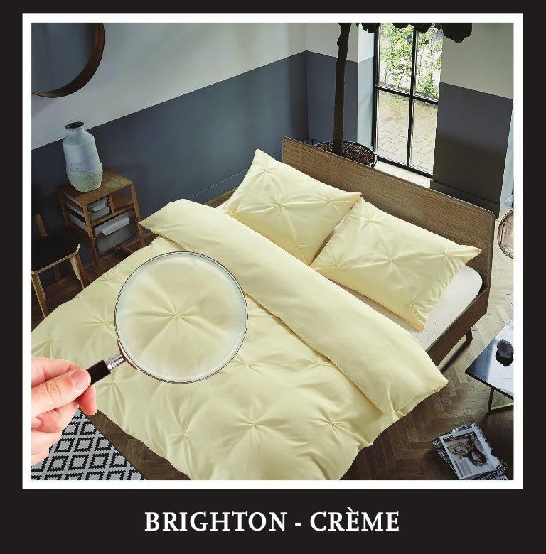 Dekbedovertrek Brighton - Crème
